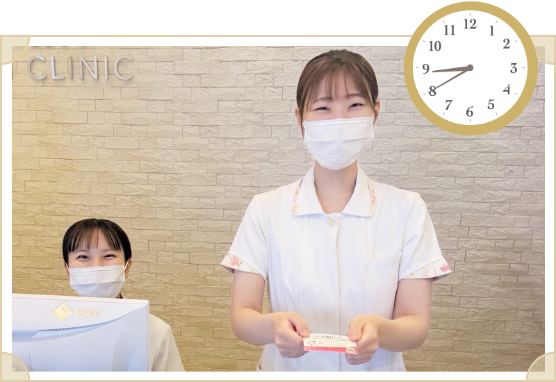 午前の業務開始